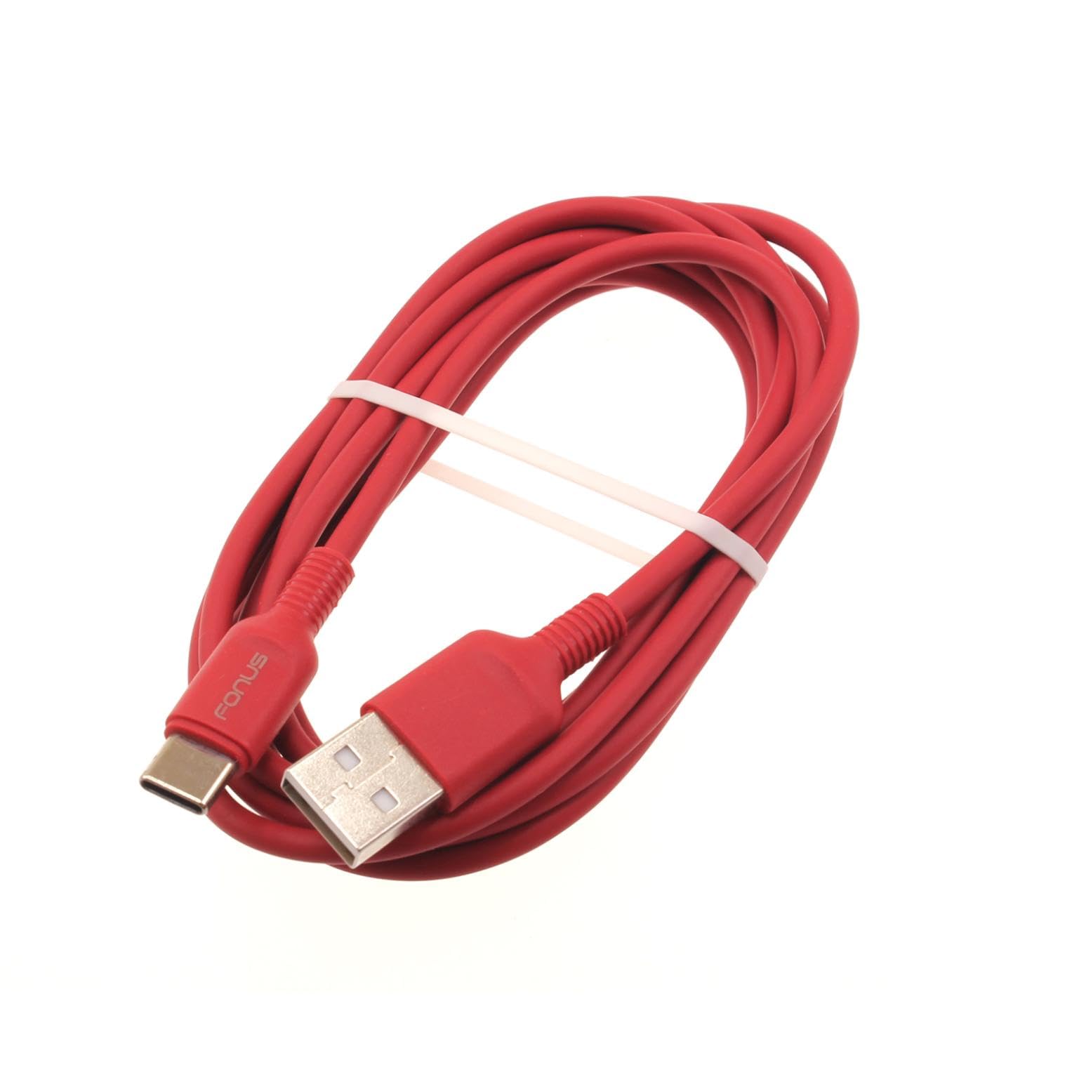Amazon.com: Selna 6ft USB C Cable Red Charger Cord Compatible with